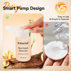 JODSONE Gel & Regular Nail Polish Remover, Non-Acetone, Orange, 6.09 Fl Oz One-Press Pump, Vitamin E & Aloe, Orange Scent, Removes Regular Polish; Soak-Off Gel Removal Requires Filing and Soaking