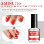JODSONE Gel Nail Remover Quick Gel Nail Polish Remover, 3-5 Minutes Gel Remover for Nails