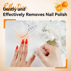 JODSONE Gel & Regular Nail Polish Remover, Non-Acetone, Orange, 6.09 Fl Oz One-Press Pump, Vitamin E & Aloe, Orange Scent, Removes Regular Polish; Soak-Off Gel Removal Requires Filing and Soaking