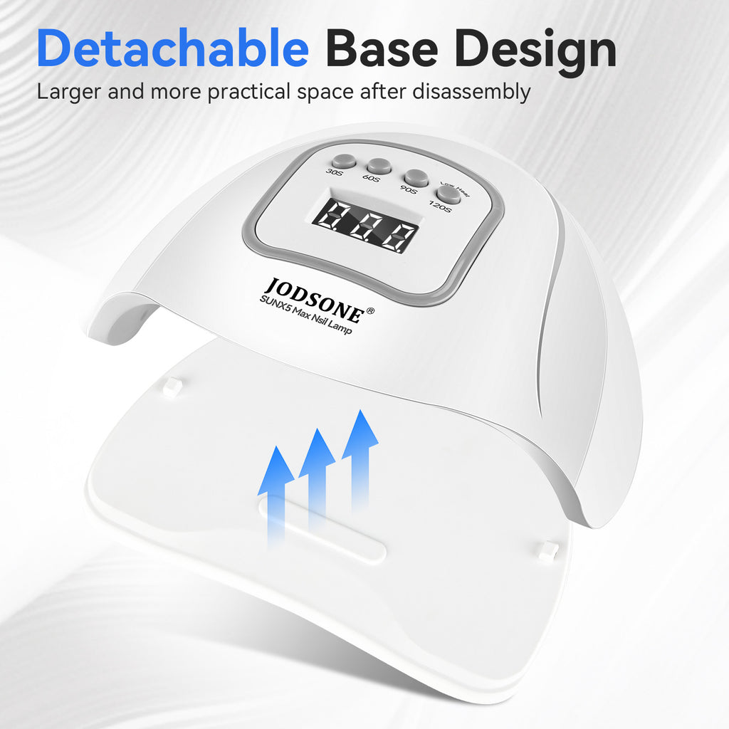 JODSONE U V LED Nail Lamp, Nail Dryer for Gel Polish, Led Light with Automatic Sensor & 4 Timers
