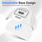 JODSONE U V LED Nail Lamp, Nail Dryer for Gel Polish, Led Light with Automatic Sensor & 4 Timers