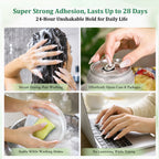 JODSONE Semi Solid Nail Glue for Press on Nails Newly Upgraded Quick Drying 10g for Nail Tips and Fake Acrylic Nails Tips Salon Art DIY at Home No Need U V Light Cured