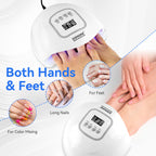 JODSONE U V LED Nail Lamp, Nail Dryer for Gel Polish, Led Light with Automatic Sensor & 4 Timers
