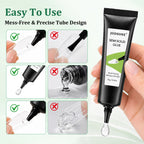 JODSONE Semi Solid Nail Glue for Press on Nails Newly Upgraded Quick Drying 10g for Nail Tips and Fake Acrylic Nails Tips Salon Art DIY at Home No Need U V Light Cured