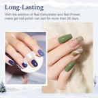 JODSONE 4 Bottles of 15 Capacities of Nail Dehydrator Nail Primer Base Top Coat Long Lasting and Easy to Apply Large Bottle