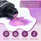 JODSONE 60 PCS Gel Nail Polish Starter Kit With U V Light 55 Kinds Of Color Glitter Gel Polish No Wipe Base And Glossy Matte Top Coat Easy To Apply