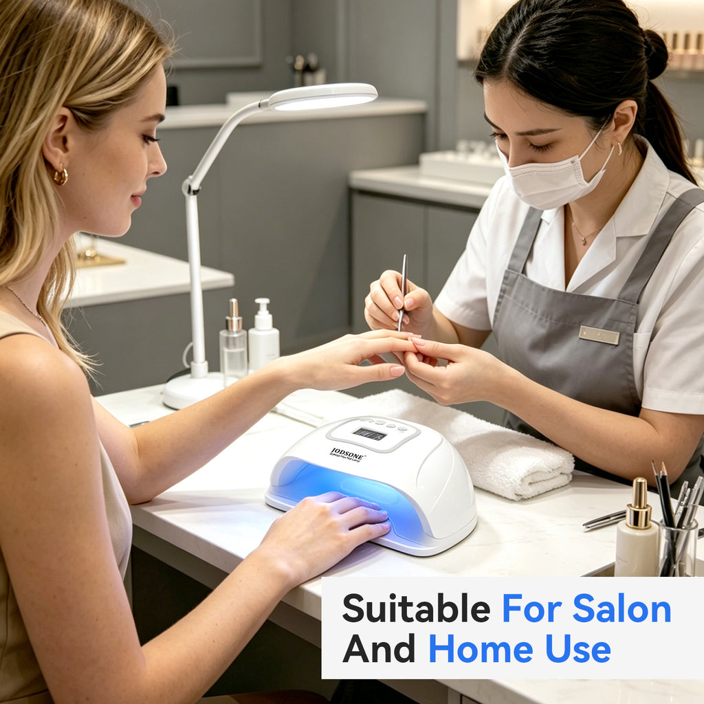 JODSONE U V LED Nail Lamp, Nail Dryer for Gel Polish, Led Light with Automatic Sensor & 4 Timers