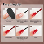 JODSONE 60 PCS Gel Nail Polish Starter Kit with U V Light 55 Colors Gel Polish Base Top Coat for Women and Girls