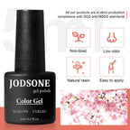 JODSONE Gel Nail Polish Kit with U V Light 32 Colors with Base Coat Matte Glitter Top Coat Gel Nail Set Manicure Salon Tools