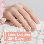 JODSONE Jelly Wheat Gel Nail Polish 10ml Pale Nude Soak Off LED Nail Polish Nail Color Salon Quality Long-Lasting Vegan & Cruelty-Free Low Odor Need U V Lamp Curing