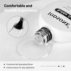 JODSONE 2Pcs 10ml Builder Gel for Nails, Clear Builder Gel for Nail Thickening Solution, Nail Extension, Apex Building,Long Lasting DIY Nail Art Gift for Women