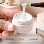 JODSONE White 3D Gel Nail Art Sculpting Gel Non-Sticky Molding Gels for Nails Solid U V LED Soak Off Gels Polish for Carving Molding and Building