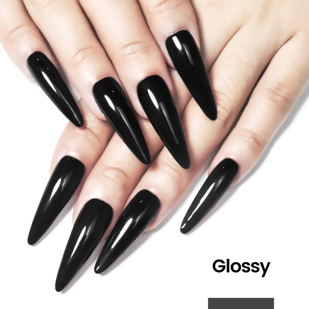 JODSONE 10ml Black Gel Nail Polish Black Gel Polish Soak Off Led Gel Polish Nail Art Manicure Salon Diy Need U V Lamp