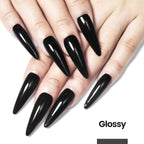 JODSONE 10ml Black Gel Nail Polish Black Gel Polish Soak Off Led Gel Polish Nail Art Manicure Salon Diy Need U V Lamp