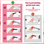 JODSONE Sponge Pat Painting Nail Gel Polish 9 Colors French Gradient Gel Nail Blush Blooming At Home DIY Nail Art Designs
