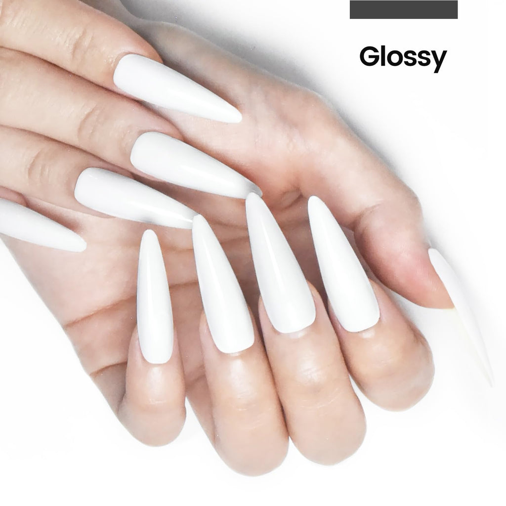 JODSONE 16.5ml Gel Nail Polish White Need U V Lamp Curing for Home Salon Nail Art DIY
