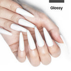 JODSONE 16.5ml Gel Nail Polish White Need U V Lamp Curing for Home Salon Nail Art DIY