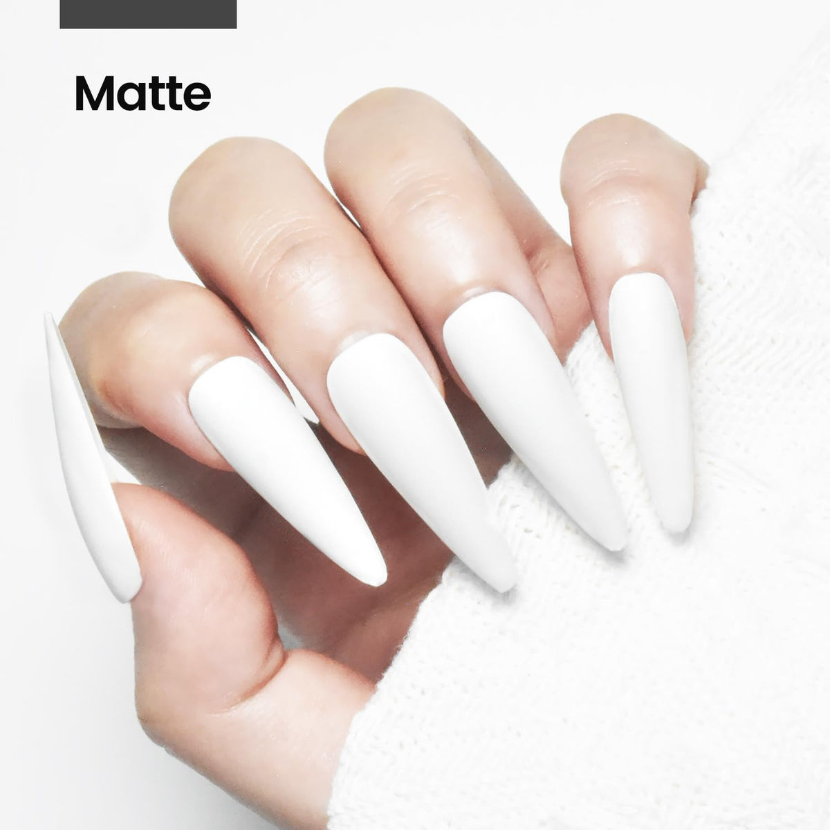 JODSONE White Gel Nail Polish White Gel Polish All Season Soak Off Led Gel Polish Nail Art Manicure Salon Diy Need UV Lamp