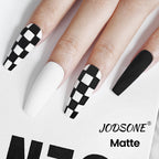 JODSONE White Gel Nail Polish, 1Pcs 18ml White Gel Polish All Season Soak Off Manicure Salon DIY Design at Home Need UV Lamp