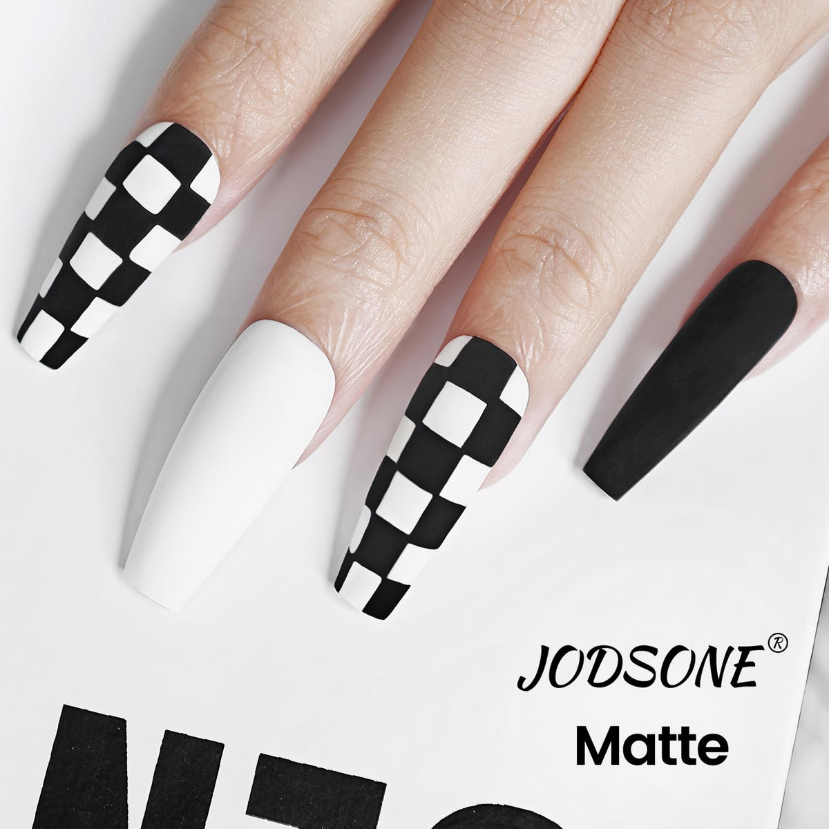 JODSONE White Gel Nail Polish, 1Pcs 18ml White Gel Polish All Season Soak Off Manicure Salon DIY Design at Home Need UV Lamp