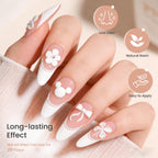 JODSONE White 3D Gel Nail Art Sculpting Gel Non-Sticky Molding Gels for Nails Solid U V LED Soak Off Gels Polish for Carving Molding and Building