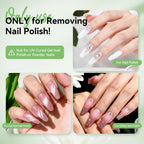 JODSONE Gel & Regular Nail Polish Remover, Non-Acetone, Jasmine, 6.09 Fl Oz One-Press Pump, Vitamin E & Aloe, Jasmine Scent, Removes Regular Polish; Soak-Off Gel Removal Requires Filing and Soaking