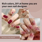 JODSONE 60 PCS Gel Nail Polish Starter Kit with U V Light 55 Colors Gel Polish Base Top Coat for Women and Girls