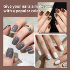 JODSONE 60 PCS Gel Nail Polish Starter Kit with U V Light 55 Colors Gel Polish Base Top Coat for Women and Girls