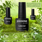 JODSONE 60 PCS Gel Nail Polish Kit with U V Light 55 Colors Gel Polish Base Top Coat Manicure Gifts