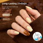 JODSONE 36Pcs Autumn Gel Nail Polish Set 32 Colors with 4 Functional Base Coat Glitter & Matte Top Coat Nude Brown Gel Polish Set for Salon at Home DIY Nail Art