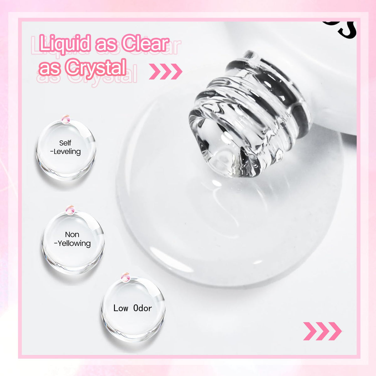 JODSONE 16.5ml Clear Blooming Gel Nail Polish for Spreading Effect Marble Natural Stone Watercolor Floral Print Nail Painting and Can Be Easily Used Suitable for DIY Nail Art