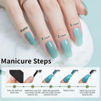 JODSONE 32 Colors Jelly Gel Nail Polish Kit with U V Light Crystal Transparent Classic Color 4 Functional Gel for All Seasons