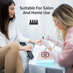 JODSONE Pink U V Nail Lamp for Gel Nail Polish Manicure Light with 4 Timers & Automatic Sensor Nail Dryer Curing LED Light