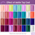 JODSONE 32+4 Pcs Gel Nail Polish Kit Soak Off Gel Polish Set Glitter Gel Nail Kit Nail Art Salon DIY at Home Manicure Kit