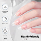 JODSONE 2Pcs 10ml Builder Gel for Nails, Clear Builder Gel for Nail Thickening Solution, Nail Extension, Apex Building,Long Lasting DIY Nail Art Gift for Women